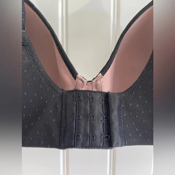 38C Wacoal Black Back Appeal T-Shirt Bra STYLE 853303 - Picture 4 of 9